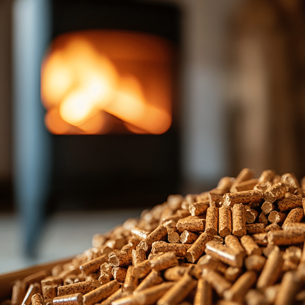 Pellets para estufas, calderas o termoestufas