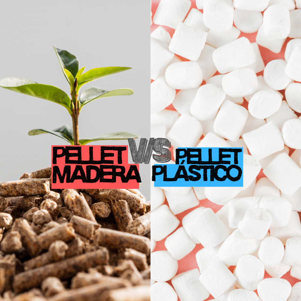 Pellets de plástico vs. pellets de madera: Diferencias que importan