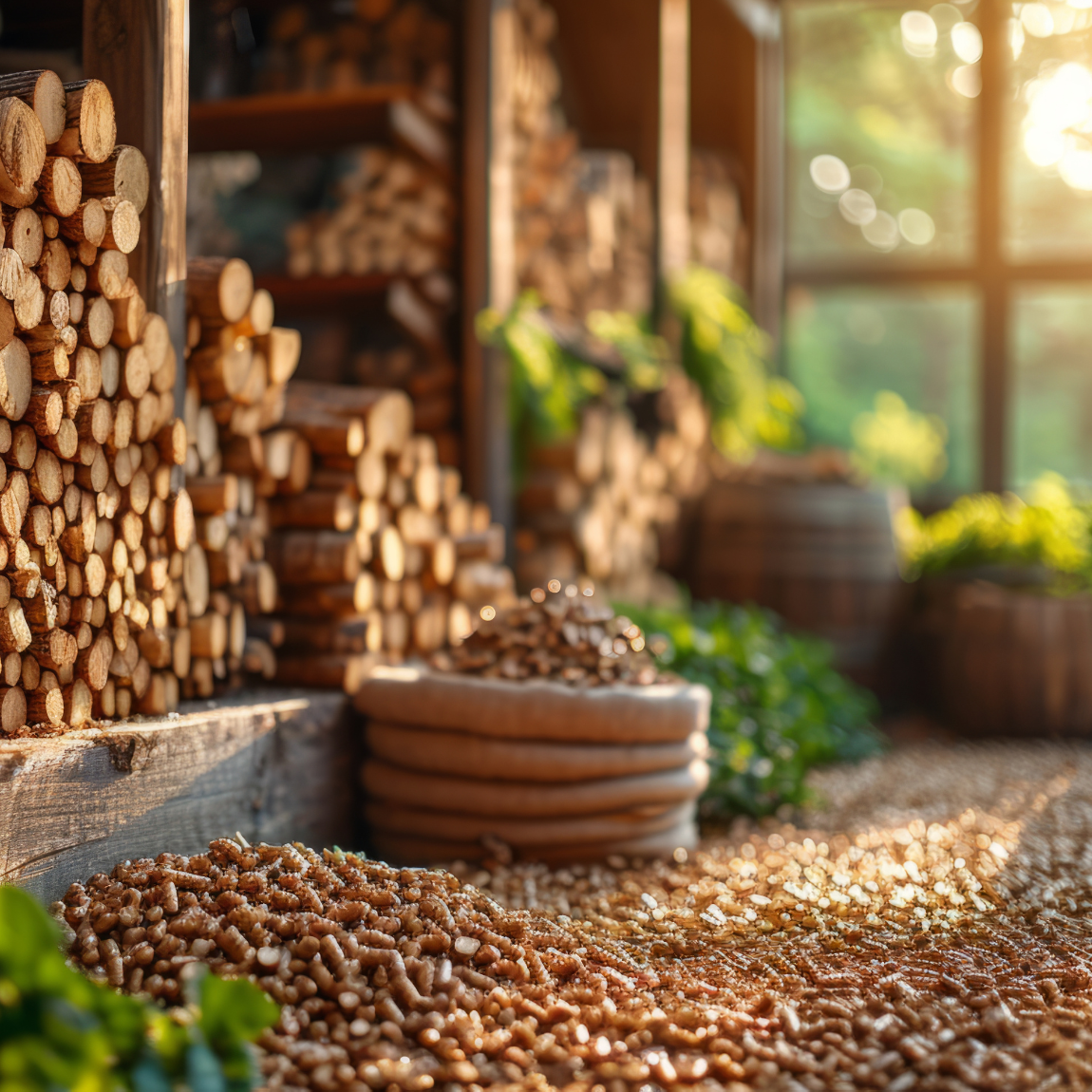 Almacenar pellet y leña: Diferencias que afectan tu bolsillo